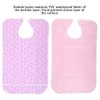 Double Layers Waterproof Saliva Towel Aprons Eating Bib Dining Aid