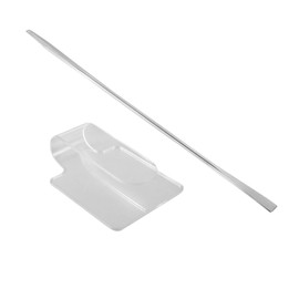 BIUDECO Highlighter Makeup Mixing Palette 2pcs Handheld Acrylic Palette Spatulas