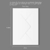 metALUm Large Sympathy Card A4 - High Quality Chromosulphate Cardboard
