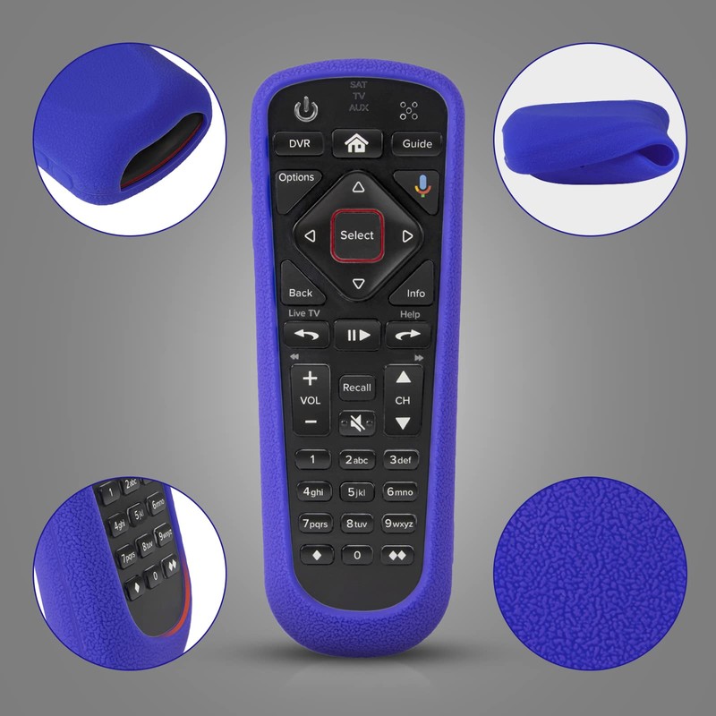 Dish Network Silicone Remote Case for Hopper, Shockproof Washable Skin-Friendly
