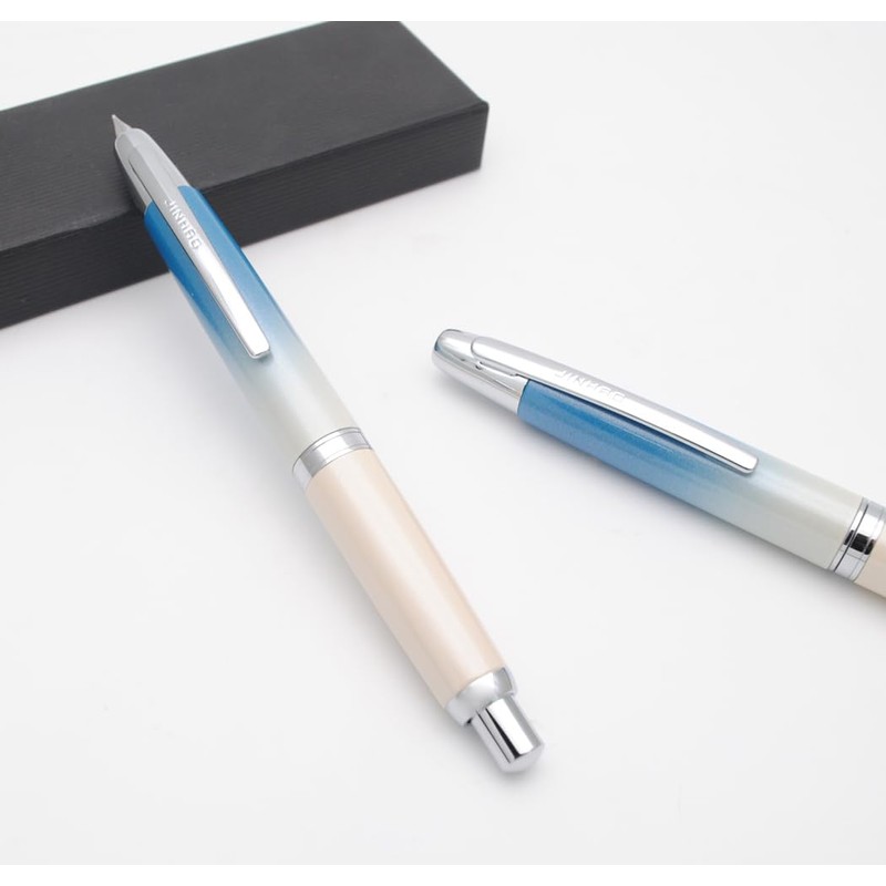 Jinhao 10 Press Fountain Pen Retractable Metal Pen (F Nib