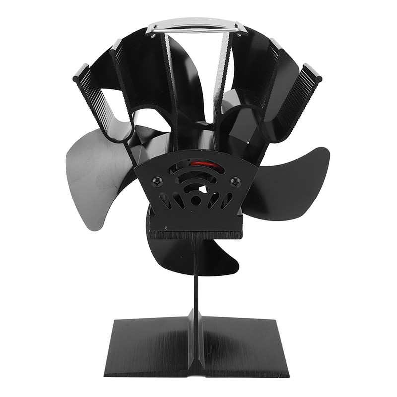 5 Blade Heat Powered Stove Fan Fireplace Fans Self Generating