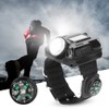 Wrist LED Light Hand Flashlight with Display Electronic Watch MultiFunctional