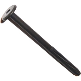 2 Set of 5 Hard-to-Find Fastener 014973445898 Joint Connector Bolts, 1/4-20 x 3.55, Black