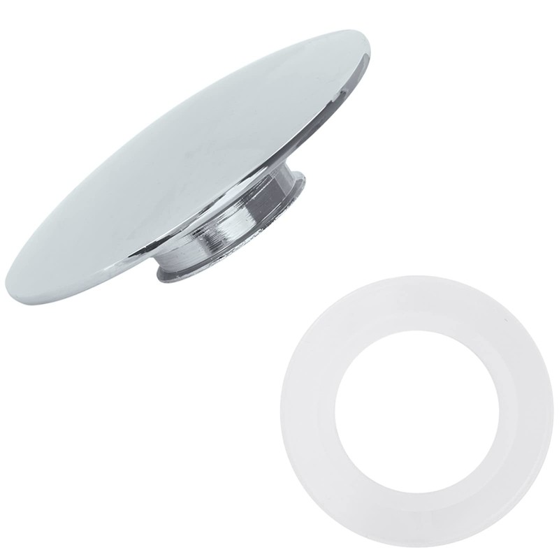 FASTROHY 2Pcs Chrome Basin Waste Easy Pop Up Bathroom Sink