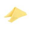 WedDecor 20 Inch Lemon Yellow Cotton Polyester Table Napkin for