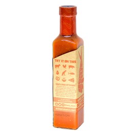 Hank Sauce Hank’s Heat Hot Sauce - Versatile Hot Pepper Sauce with Fresh Basil, Garlic & Aged Peppers - Hot Garlic Sauce with Mild Heat & Unique Flavor - Multipurpose Habanero Sauce - 2 x 8 Ounces