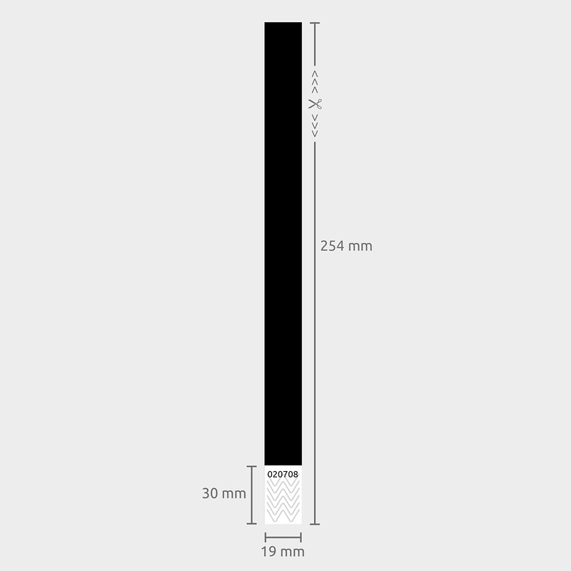 linie zwo ®, Pack of 100 Wristbands Tyvek ® 19