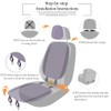 Pirador Luxury PU Leather Car Seat Cover Protector Bling Rhinestones