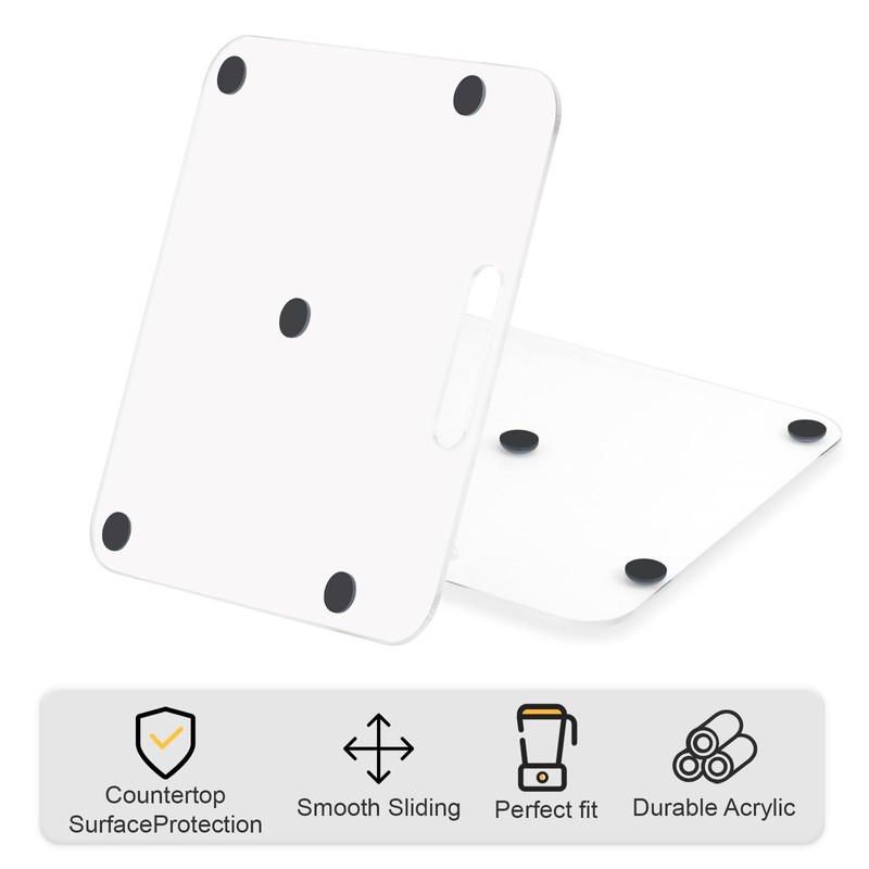 Appliance Slider Compatible with Ninja Espresso Machine, Transparent Acrylic Sliding