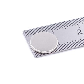 Brudazon 25 Mini Disc Magnets 10 x 1 mm N52 Strongest Level Neodymium Magnets Ultra Strong Power Magnet for Model Making, Photo, Whiteboard, Notice Board, Fridge, Crafts, Magnetic Disc Extra Strong