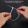 MECCANIXITY 100PCS Cable Zip Ties 12 Inch, Self-Locking Nylon Wire
