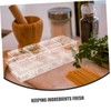LABRIMP 2 Sets Clear Spice Jars with Lid Spoon Space