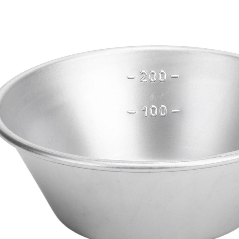 Camping Cup Backpacking Bowl Cup Stainless Steel with Hook Shape