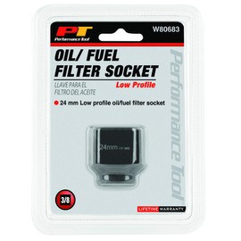 Performance Tool W80683 24mm Low Profile Oil/Fuel Filter Socket
