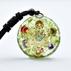 KETLIXS Orgone Metatron Cube, Green Chakra Necklace and Orgone Sri