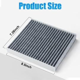 SINGARO Cabin Air Filter with Activated Carbon, CP157, CF12157, Compatible with Toyota 4 Runner, Camry, Corolla, Highlander, Sienna, Outback, Ascent, Impreza, Lexus, Mazda CS-9+More