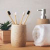 NUDUKO Toothbrush 10 Pack Bamboo Toothbrushes - Eco-Friendly Natural Wooden