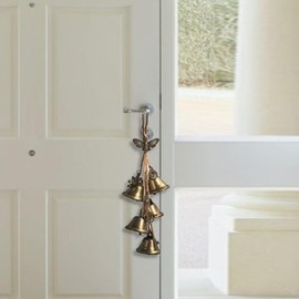 Door Bell Hanger,Wind Bell Decoration - Rustic Witch Wind Chimes, Stylish Door Knob Witch Bells, Clear Negative Energy Witch Bells for Restaurant