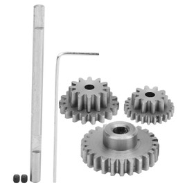 Steel Gearbox Gear Transmission Box Gear Replacement Parts for WPL D12 1/10 RC Trucks
