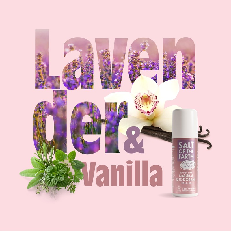 Salt Of the Earth Lavender & Vanilla Roll-On 75m (Pack