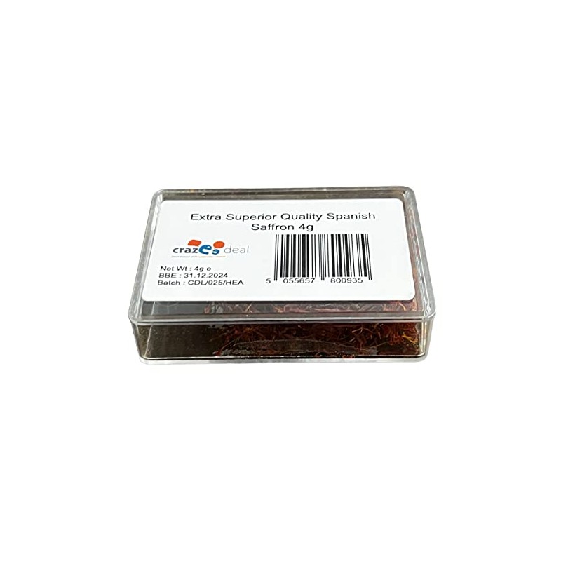 Crazee Deal | Extra Superior Pure Spanish Saffron Strands 4g