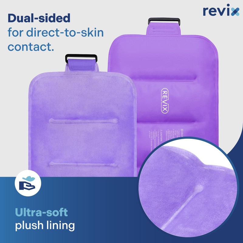 REVIX Ice Packs for Injuries Reusable Gel for Back, 16