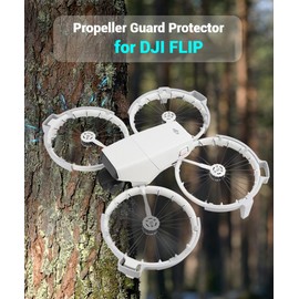 Lokyoyo Propeller Guard Protector for DJI FLIP Drone, Protective Bumper Anti-Collision Shockproof Prop Protector for DJI Flip Fly More Combo Accessories (Gray1)