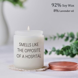 Funny Nurse Gifts for Women Men - Doctor Gift, Nursing Student Graduation Gifts, Future RN, Birthday & Mother’s Day Present, Smell Lavender Scented