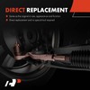 A-Premium Set of 4, Front Inner & Outer Tie Rod