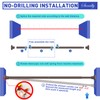 SUNALLY Shower Curtain Rods 32 to 61 Inch, Shower Tension