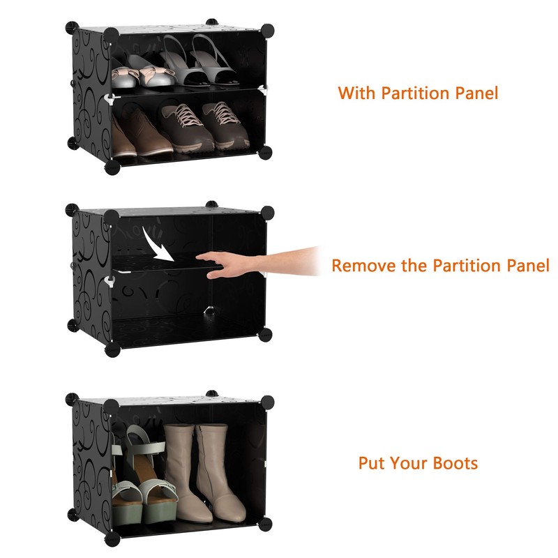HOMIDEC Shoe Rack Organizer, 6 Tier Storage Cabinet 24 Pair