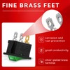 10pcs On Off Switch 2 Position 3 Pin,Snap-in Boat Toggle