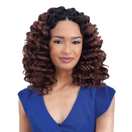 FreeTress Synthetic Hair Crochet Braids 2X Wand Curl Remedy Curl (5-pack, 1)