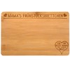 Samunshi® Wooden Board with Engraving Mama's Breakfast Board Bamboo Board
