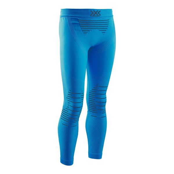 X-BIONIC Invent 4.0 Pants Junior Pantalon de Compression Collant de Sport Enfant Teal Blue/Anthracite FR : L (Taille Fabricant : 10/11)
