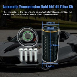 Automatic Transmission Fluid Filter Kit 24045729 Fit for Chevy Corvette Dual Clutch Transmissions TR-9080 Base Z51 Stingray Z06 2020-2024