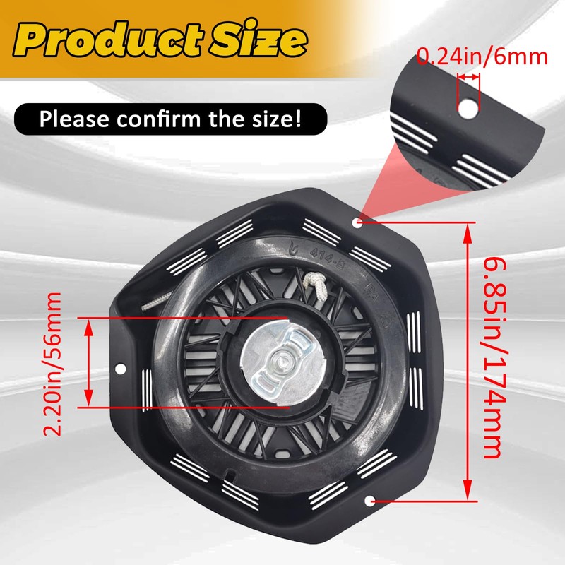 WOTIAN Pull Start Assembly Compatible with Champion 389cc 420cc 439cc