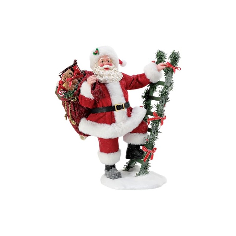THINGS REMEMBERED Santa Steps Up Figurine