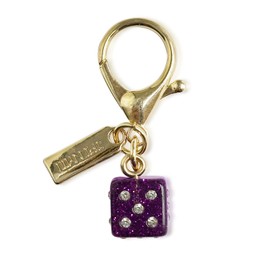 Sbredit Cute Bag Charm Purse Charms Keychain-Keychain for Bags- Gifts for Women Mothers Day Gifts Christmas Valentine Bag Accessory-Purple