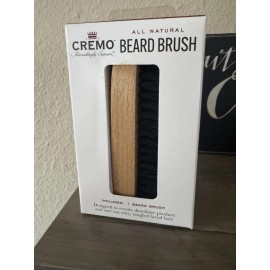 Cremo 100% Boar Bristle Beard Brush With Wood Handle To Shape & Groom