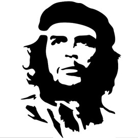Che Stencil Banksy - Painted Size 17x23cm - Reusable Plastic Stencil