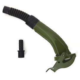 BW® Flexible Spout for Fuel Canister, Metal Petrol Can 5/10/20 Litres, Flex Standard, Olive Green, RAL 6003, Made in Europe