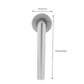 TEHAUX 1 Set Lever Lock Direction Indoor Door Handle for Bedroom and Bathroom Durable European Style Lock Elegant Replacement for Broken Handles