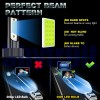 AQJ Pair 2-sides 9007 LED Headlight Bulbs Kit 8K Ice