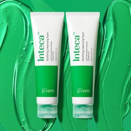 MakePrem Inteca Mildly Acidic Soothing Gel Cleansing Foam 150ml, 2 pieces / 메이크프렘 인테카 약산성 수딩 젤 클렌징폼 150ml, 2개