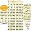 32Pcs A to Z Alphabet and -20-100 Number Cards Boho