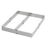Axentia Baking Frame, Stainless Steel, Silver 37 x 44 x
