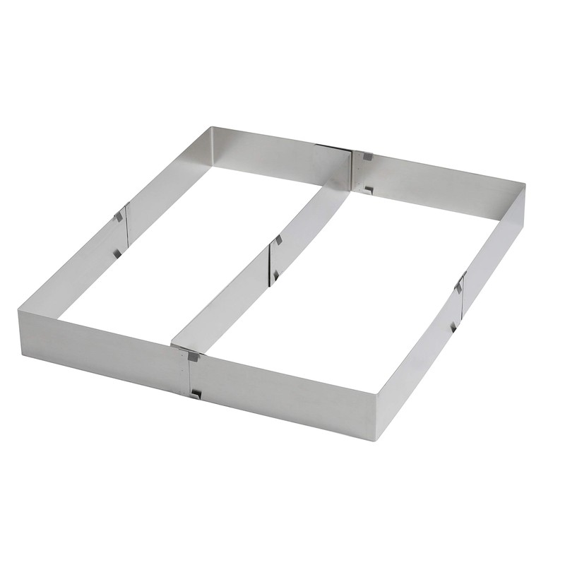 Axentia Baking Frame, Stainless Steel, Silver 37 x 44 x