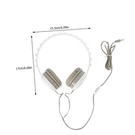 LABRIMP Over Ear Headphones Wired Gaming Headset with Microphone Lightweight Comfortable Design for School Music Travel